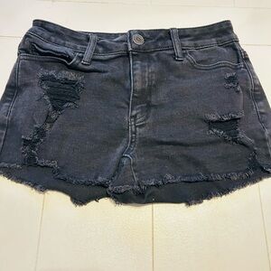 SO Black Distressed Women's Jean shorts